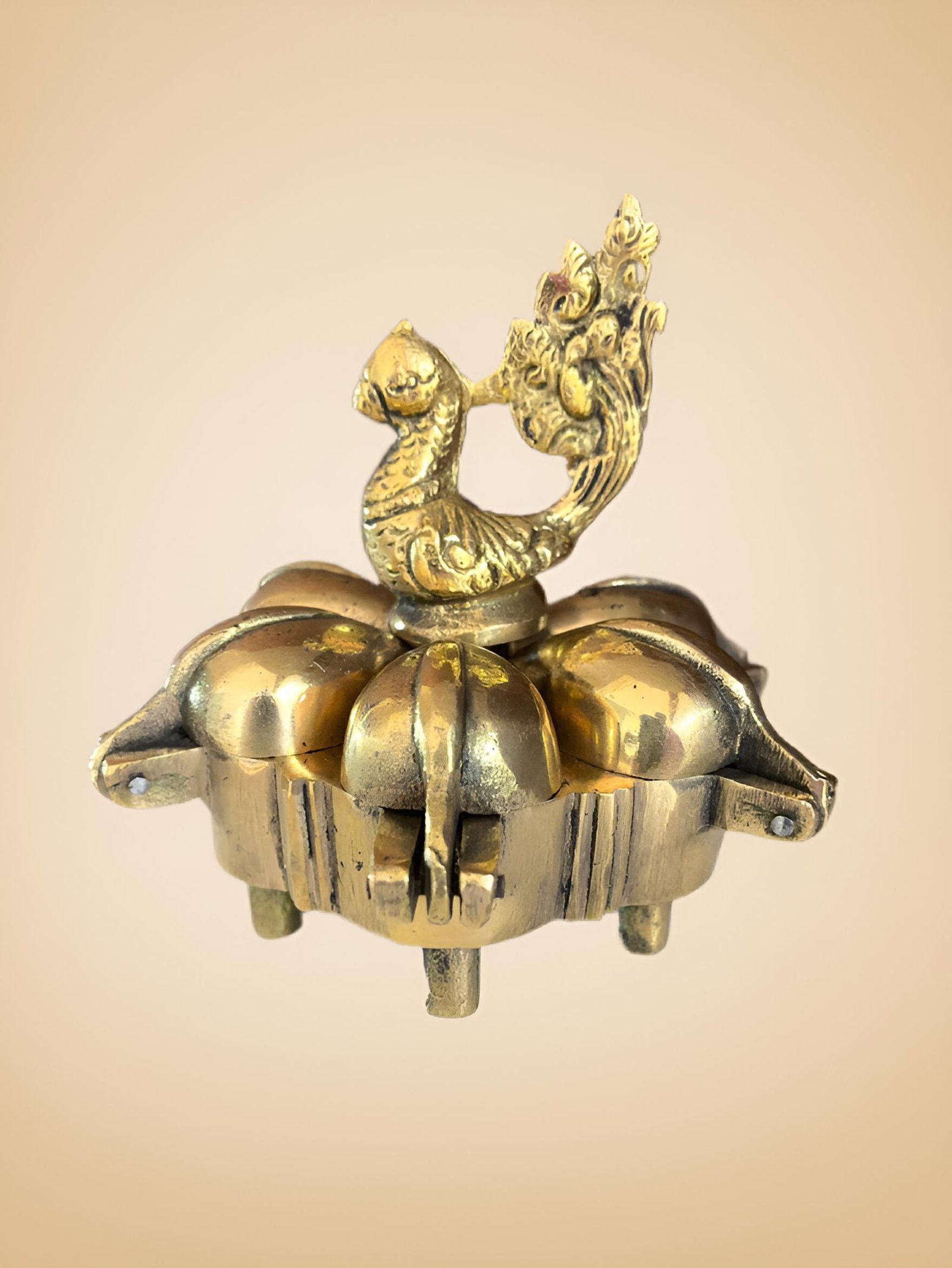 Brass Kanakavati Peacock Design